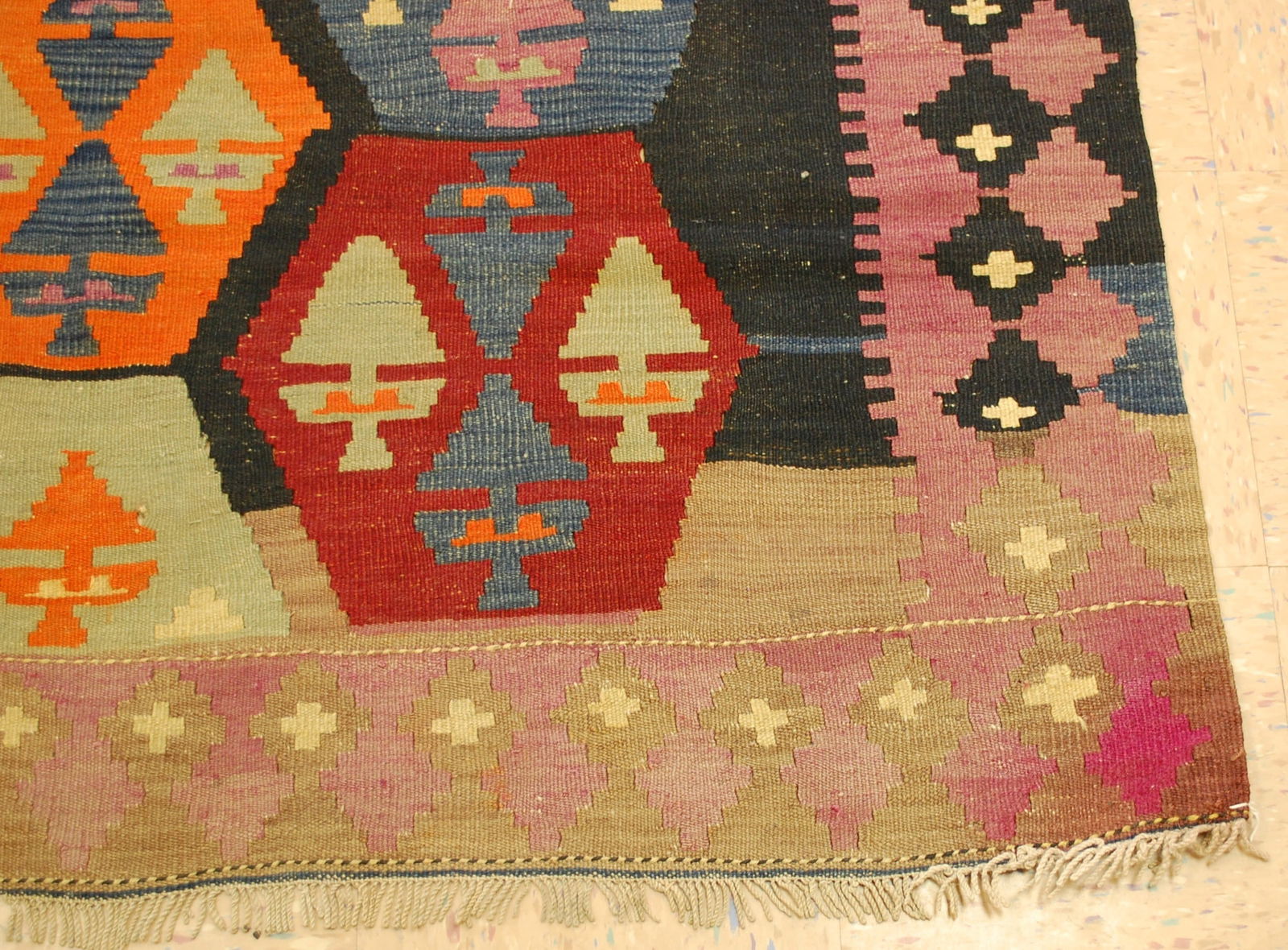 CAUCASIAN KILIM 5x12.9 - 5