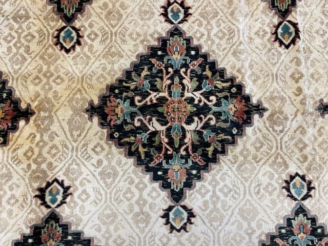 Indo-Persian Camel Hair Serab Room size Rug-2284 - 6