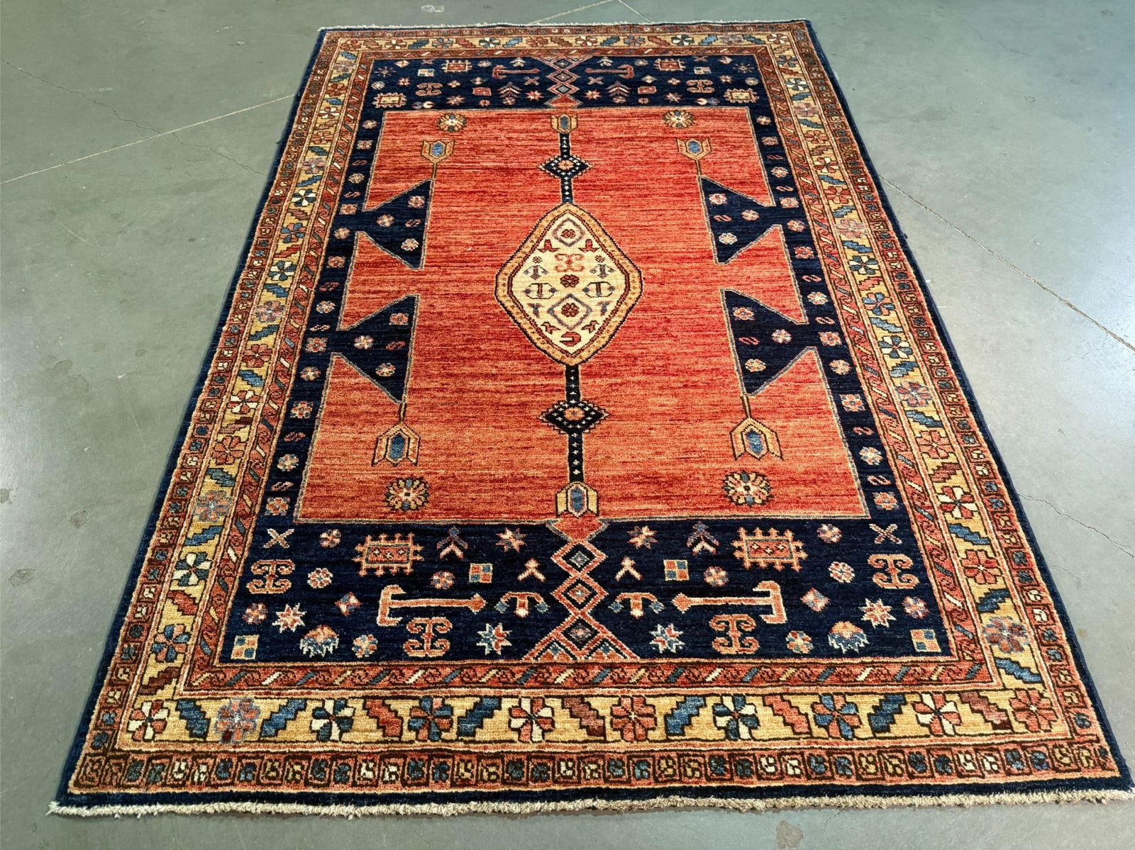 Stunning Kazak Rug 4.2x6.2 - 2