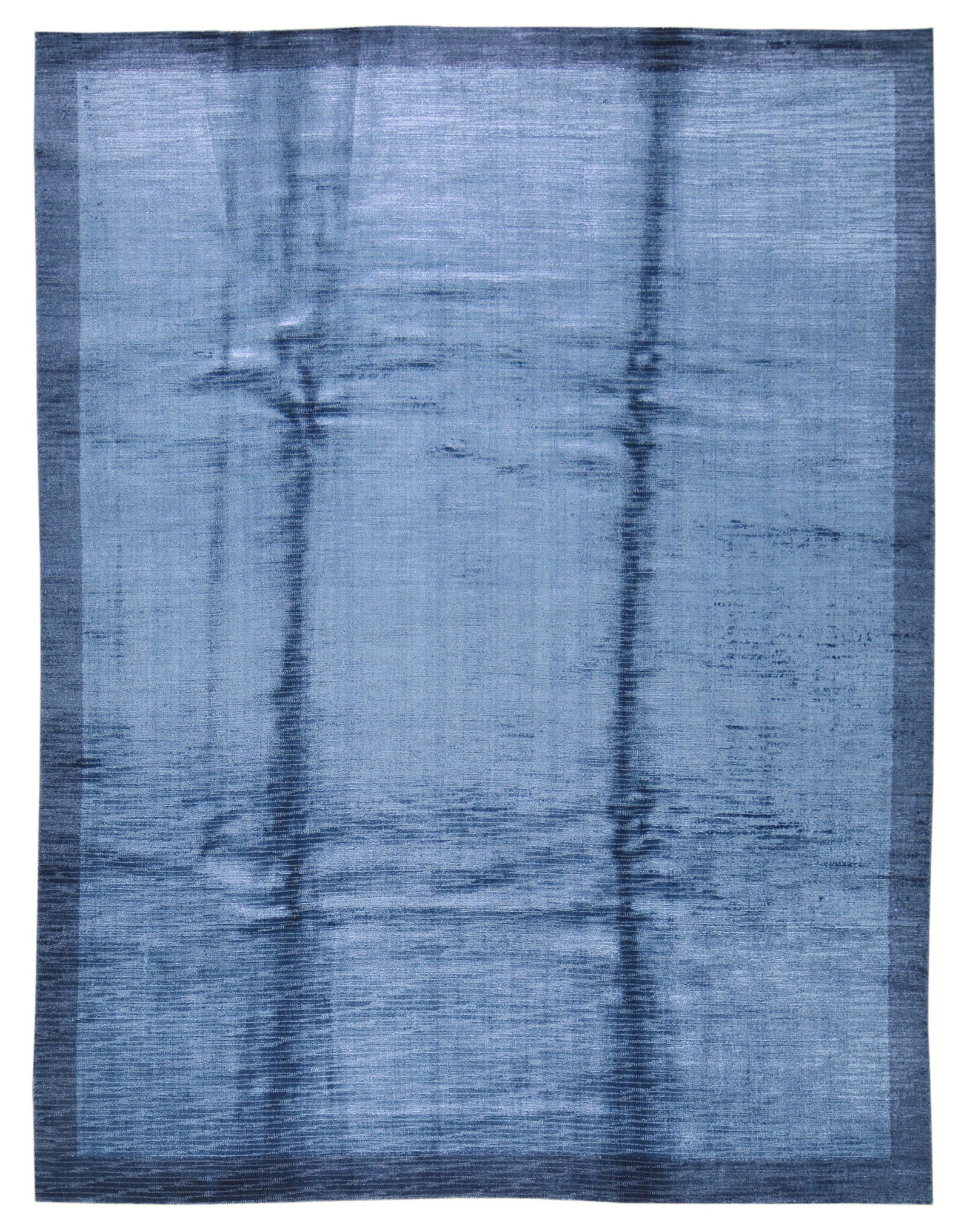 HAND KNOTTED BAMBOO MODERN RUG: Title:HAND KNOTTED BAMBOO MODERN RUG Dimensions:8X10'3 Age:NEW Origin:INDIAN Reserve: $1,250.00 Shipping: Domestic: Shipping rates are determined by destination International: Foreign shipp