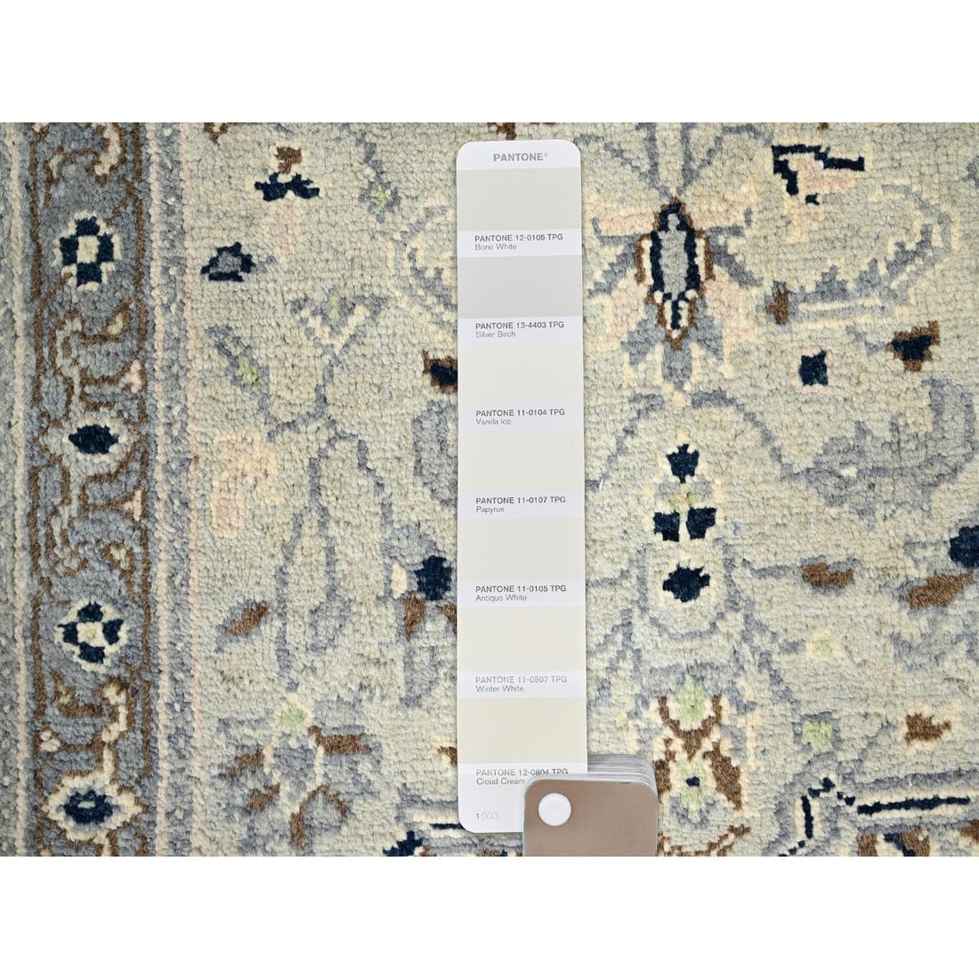 James White 100% Wool Afghan Seeripe Heris Design Hand Knotted Rug - 4