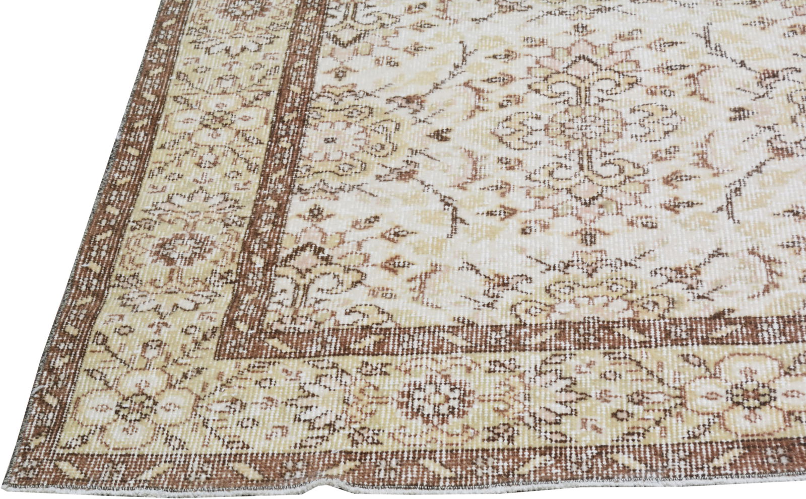 HAND KNOTTED WOOL ANATOLIAN RUG - 5