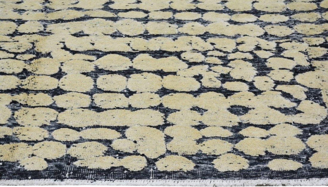 HAND KNOTTED WOOL MOROCCAN RUG - 4