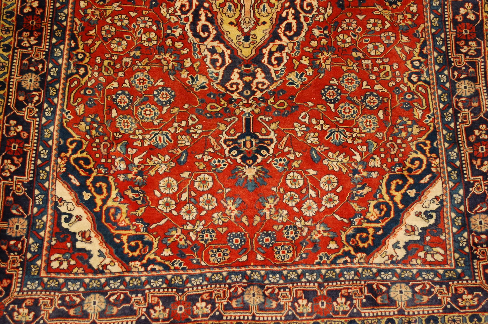 Persian SAROUK RUG 3'5" X 5'1" - 7