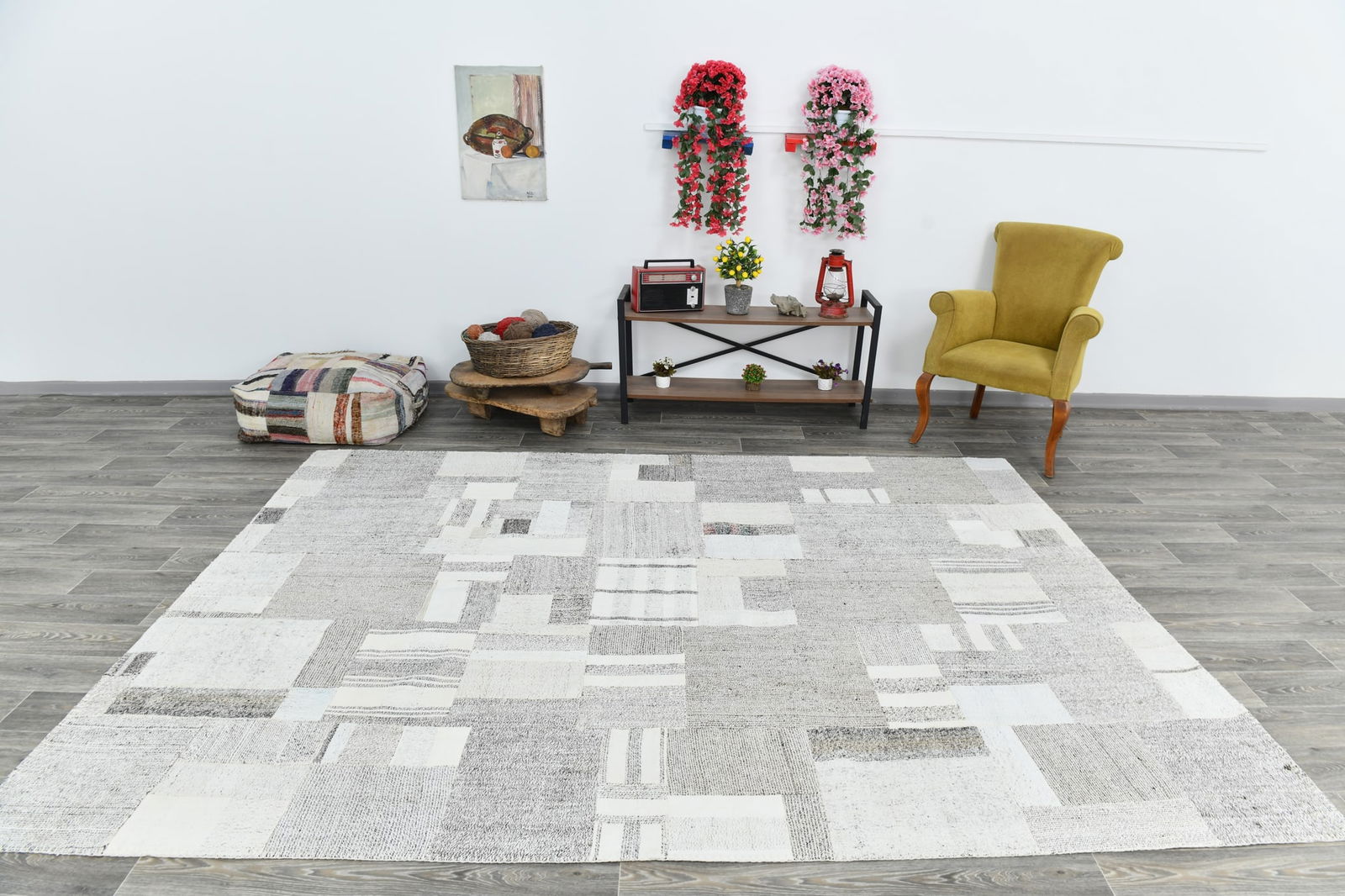 7'6'' x 10'0'' Turkish Flatweave Kilim Rug - 60524 - 2