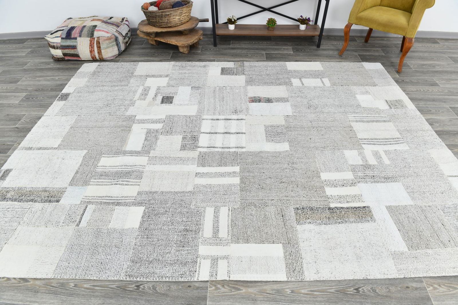 7'6'' x 10'0'' Turkish Flatweave Kilim Rug - 60524 - 3