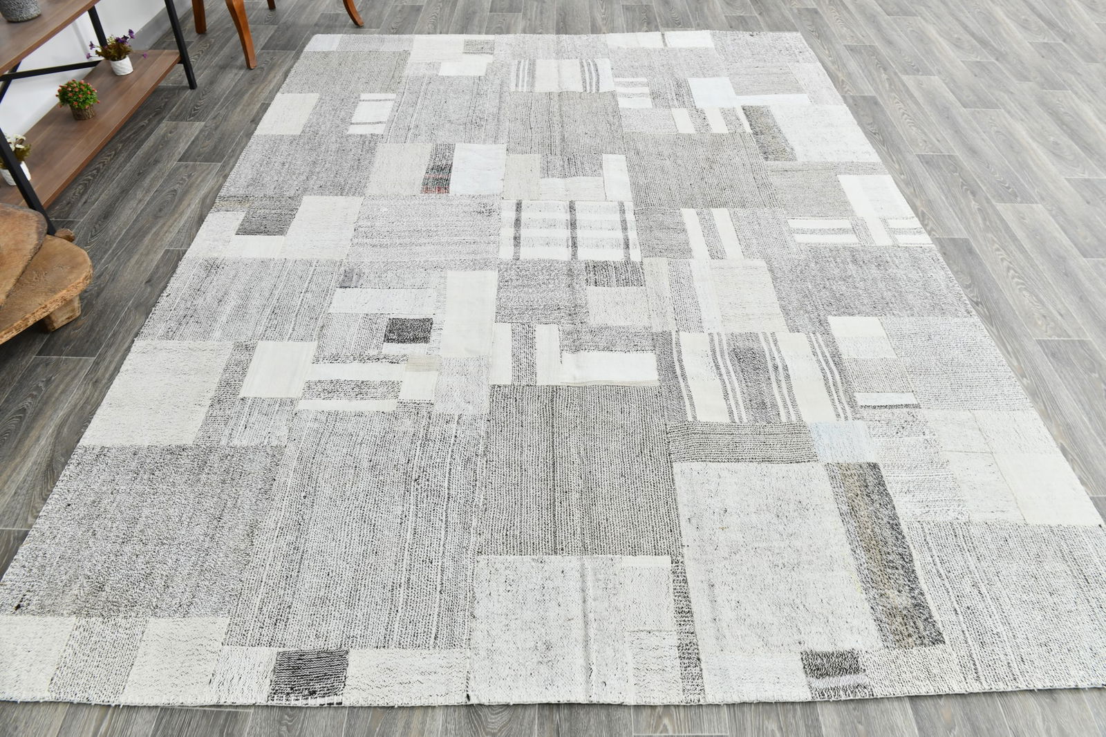 7'6'' x 10'0'' Turkish Flatweave Kilim Rug - 60524 - 5