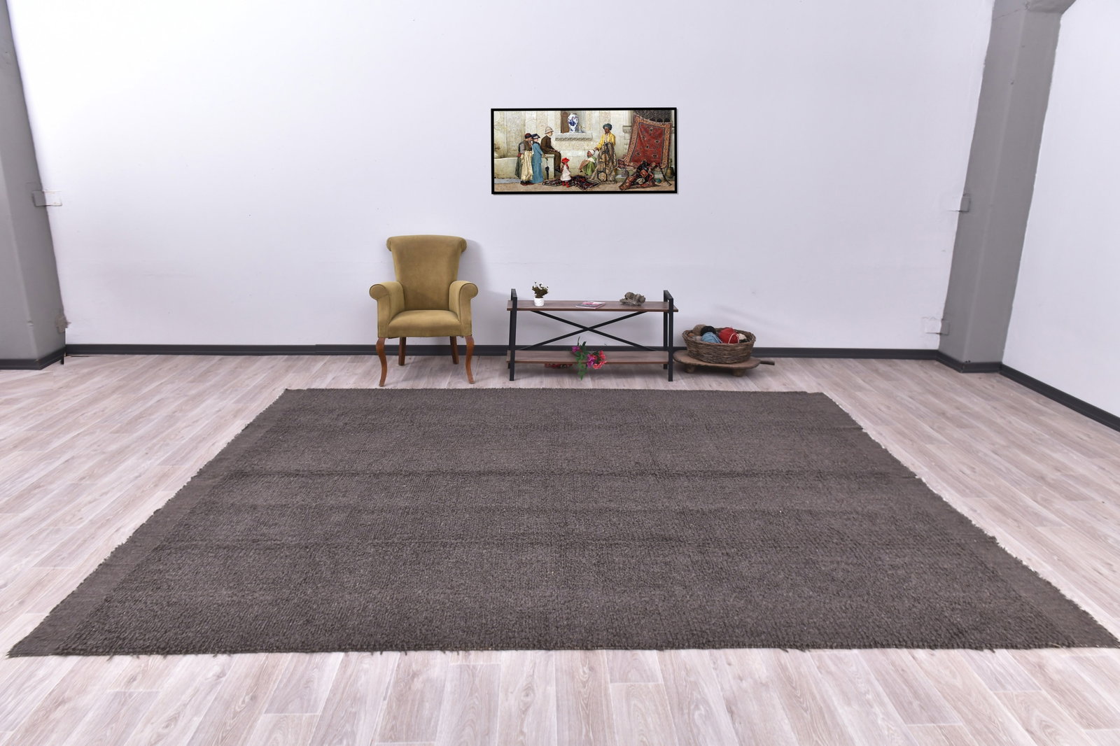 9'2'' x 11'11'' Turkish Handmade Kilim Rug - 240779 (1 of 15)