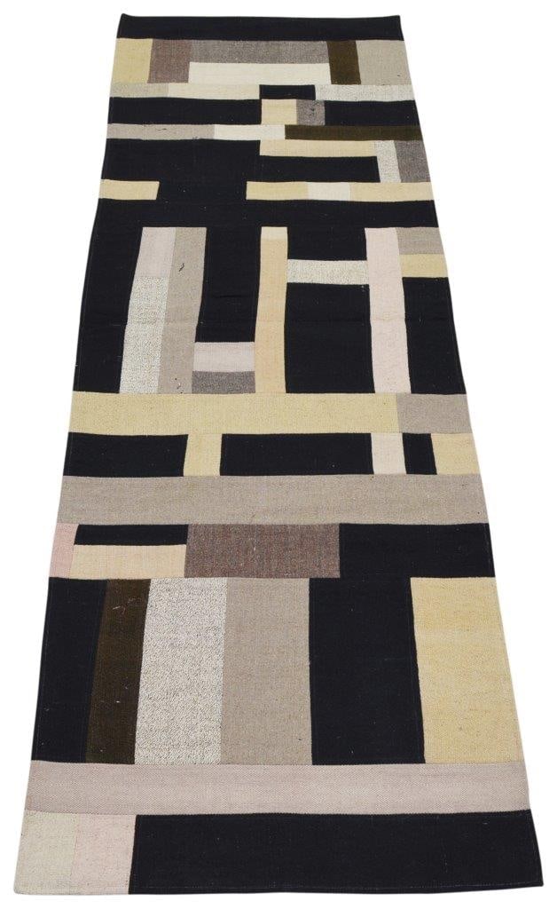 FLATWEAVE WOOL KILIMS RUG - 2