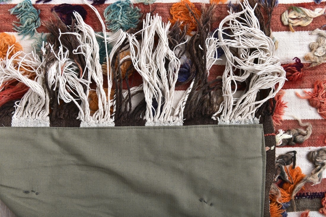 4'5'' x 8'2'' Tulu Filikli Kilim Rug - 241470 - 11