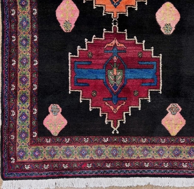 Unique Persian Hamedan Rug 5.4x8' - 6