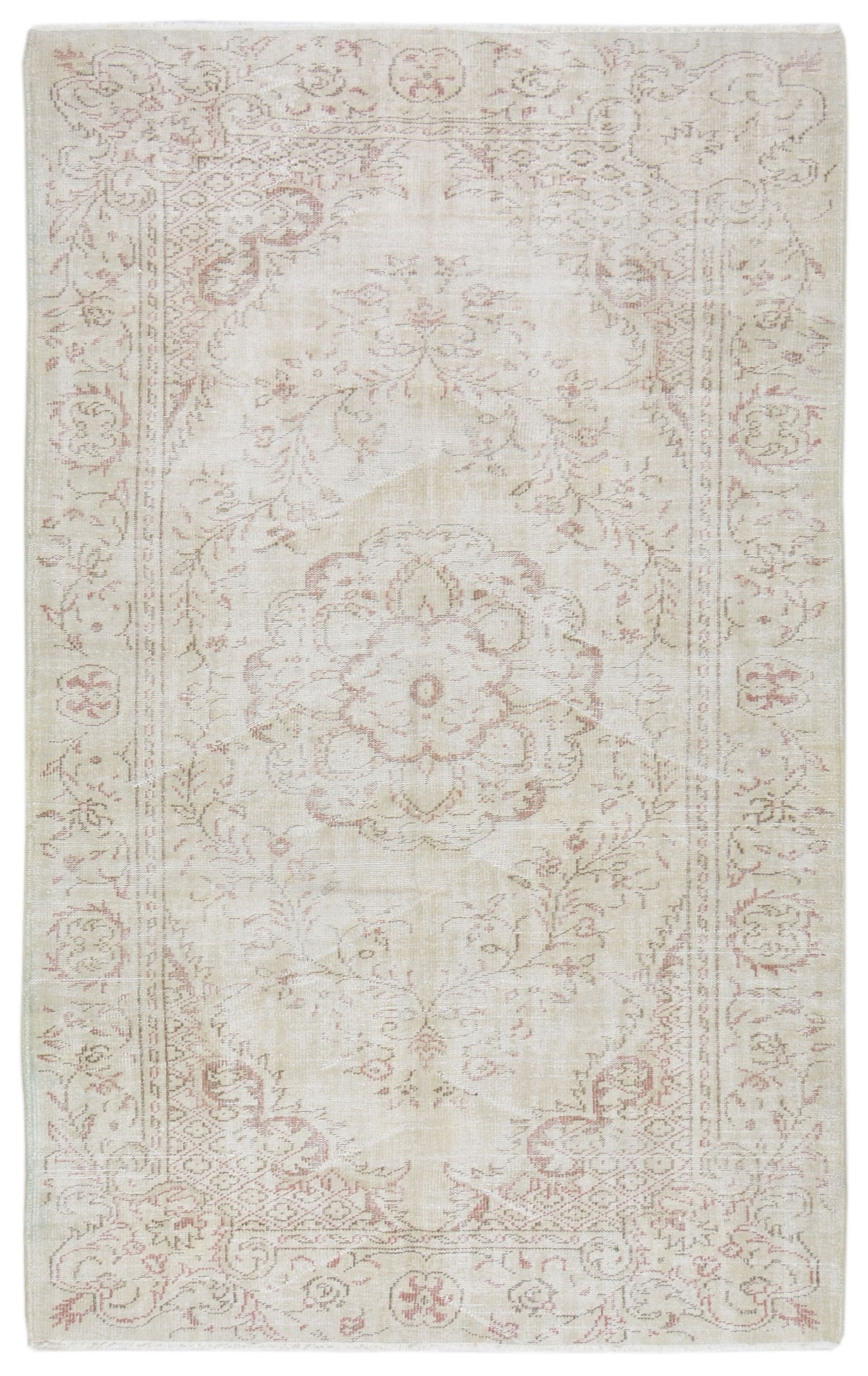 HAND KNOTTED WOOL ANATOLIAN RUG: Title:HAND KNOTTED WOOL ANATOLIAN RUG Dimensions:5'7X9'2 Age:VINTAGE Origin:TURKISH Reserve: $750.00 Shipping: Domestic: Shipping rates are determined by destination International: Foreign