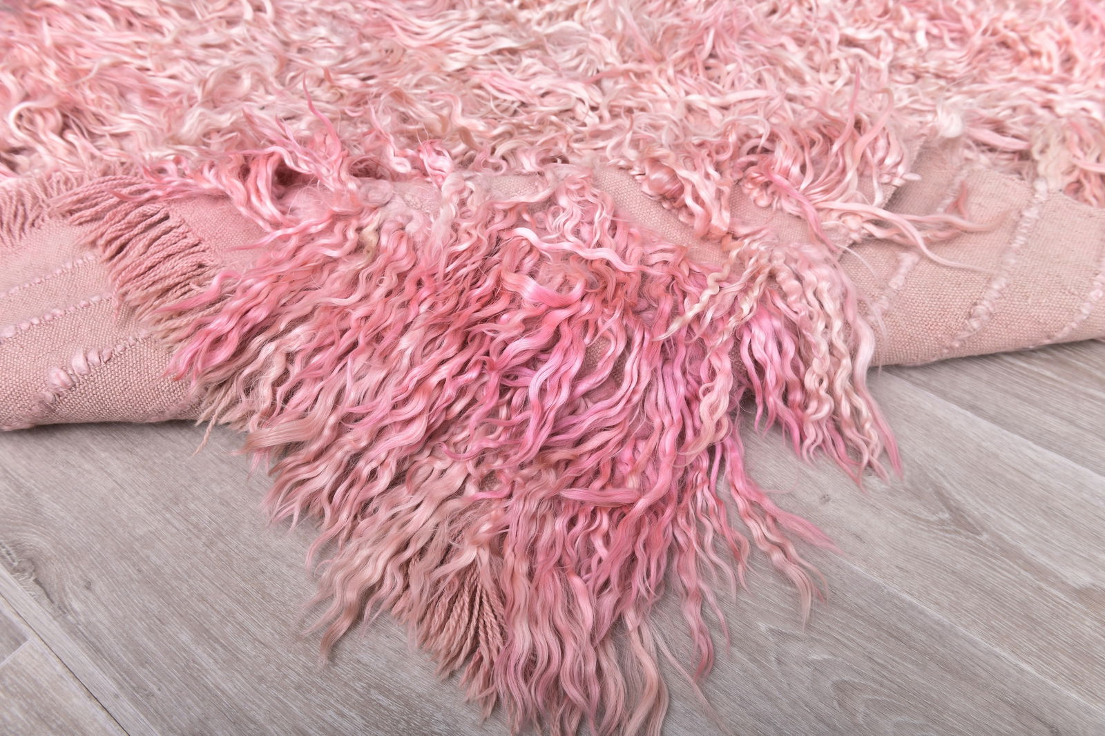 4'1'' x 6'4'' Tulu Filikli Kilim Rug - 241855 - 12