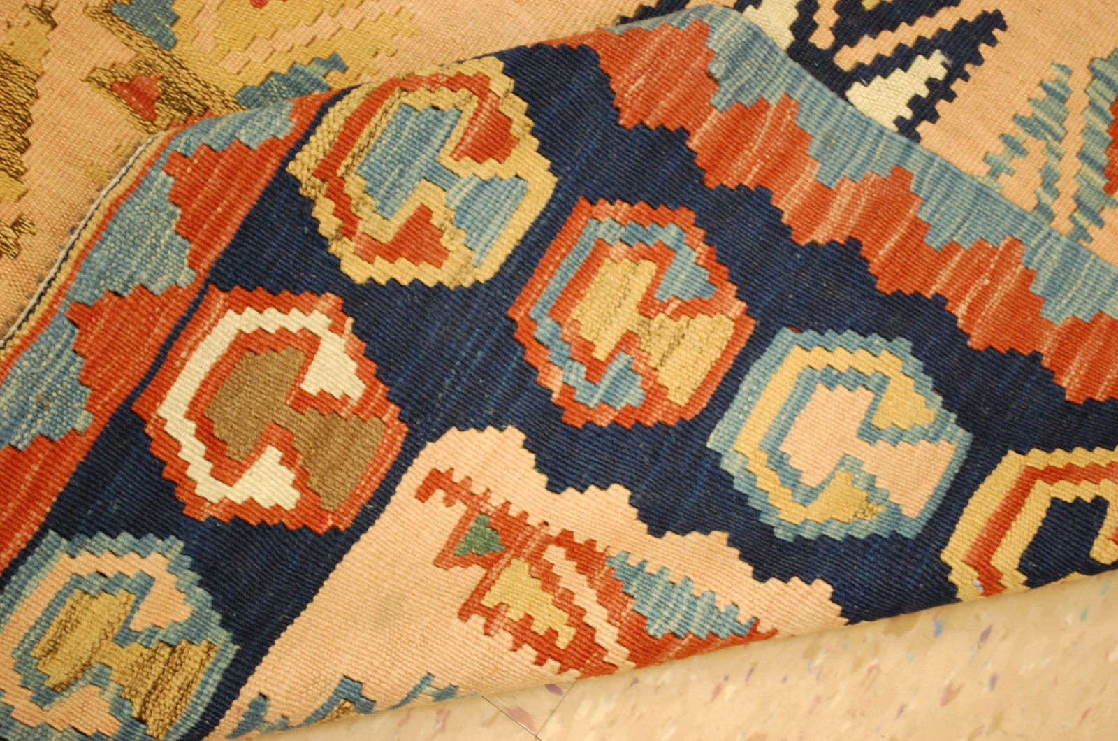 CAUCASIAN KILIM RUG 3.5x6.7 - 10