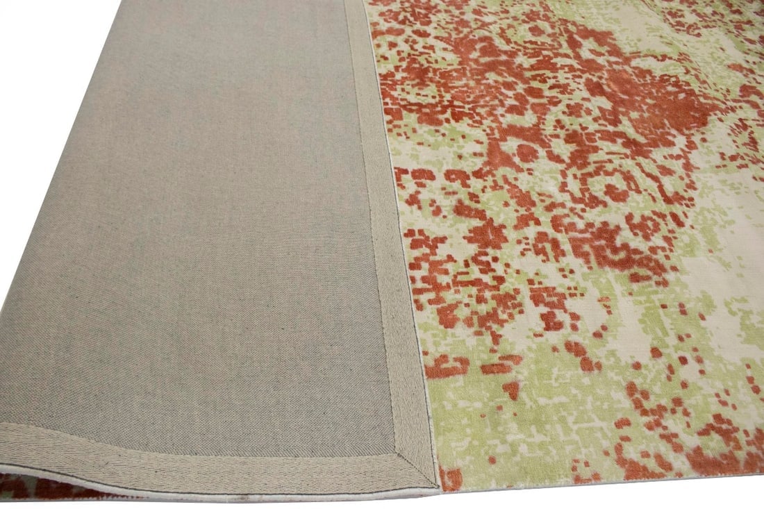 Transitional Floral 6X9 Modern Oriental Rug - 11