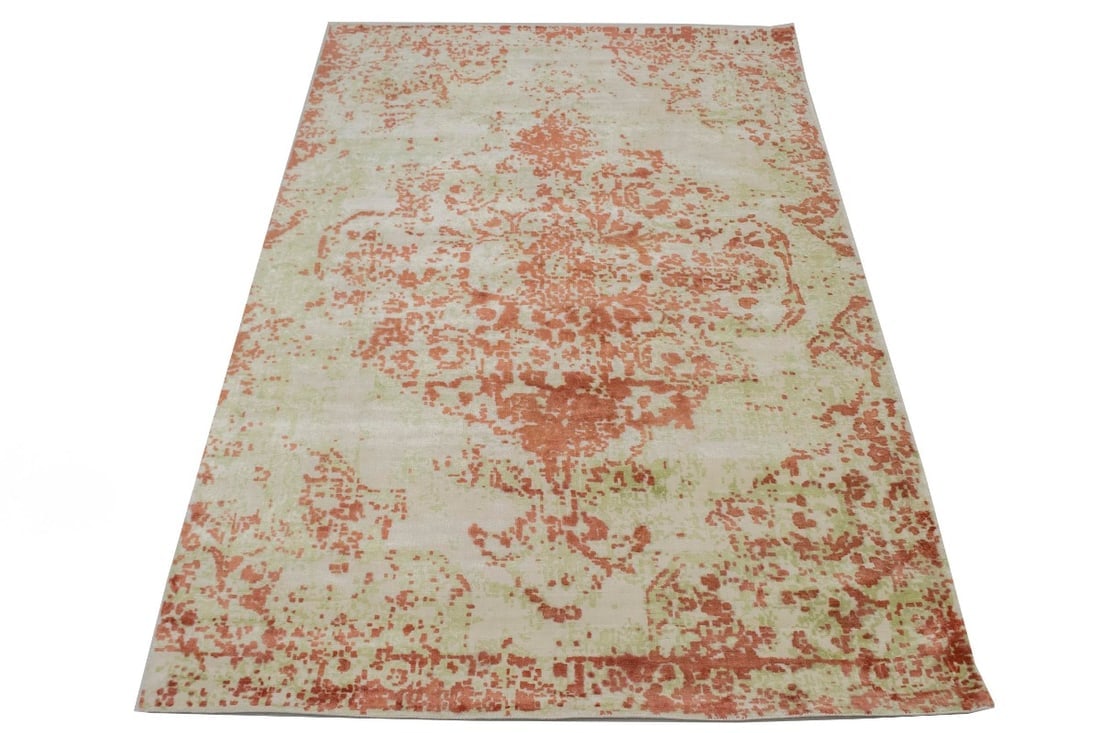 Transitional Floral 6X9 Modern Oriental Rug - 3