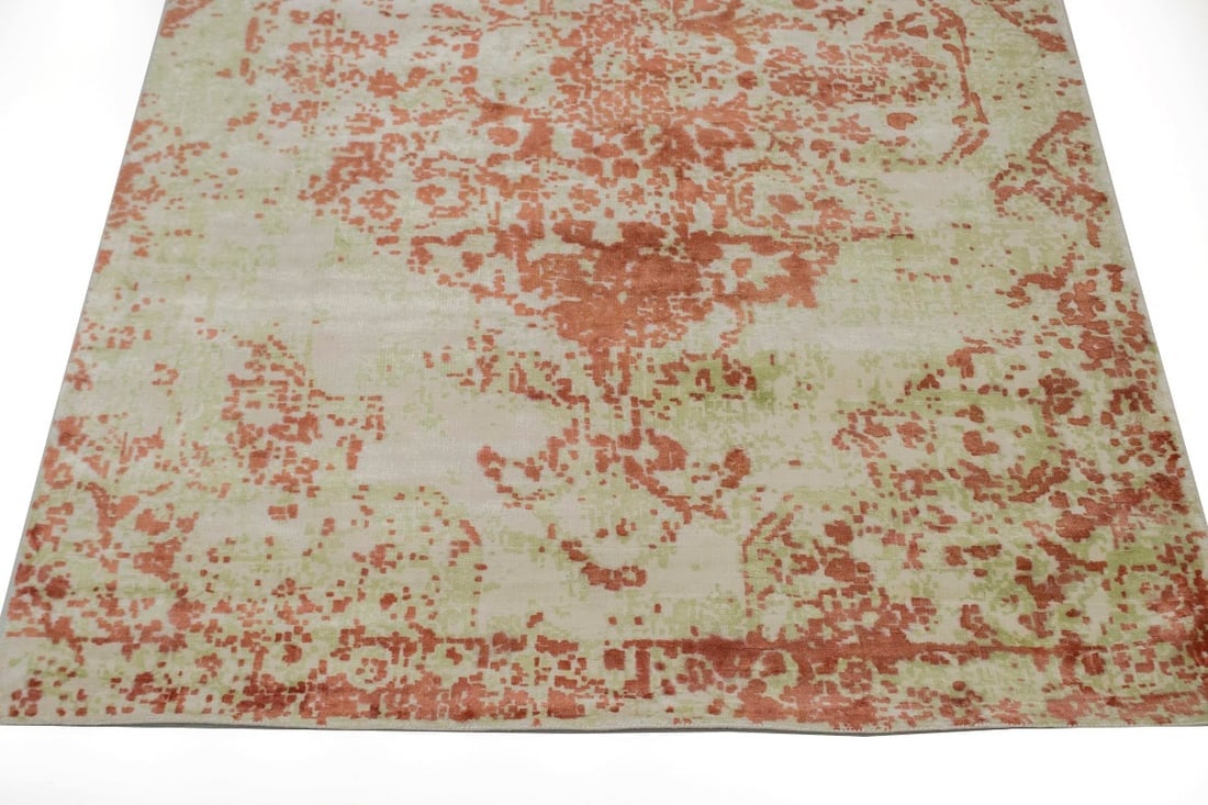 Transitional Floral 6X9 Modern Oriental Rug - 4