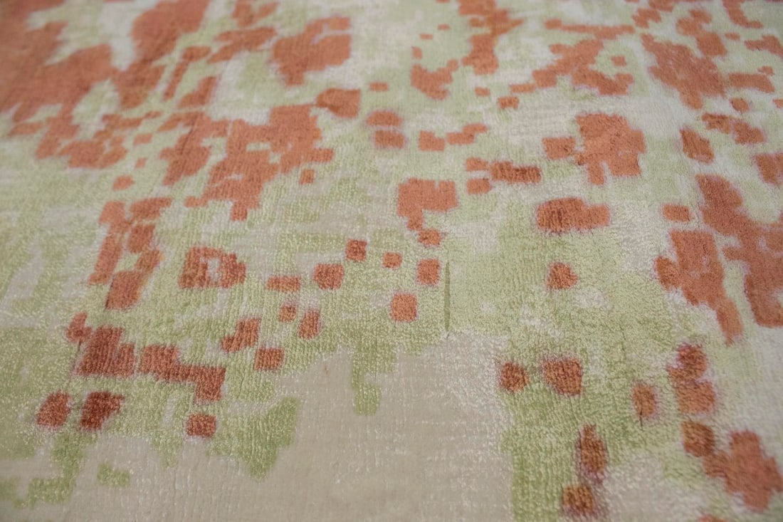 Transitional Floral 6X9 Modern Oriental Rug - 7