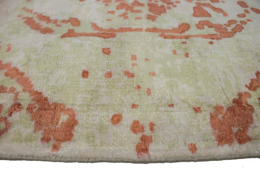 Transitional Floral 6X9 Modern Oriental Rug - 8