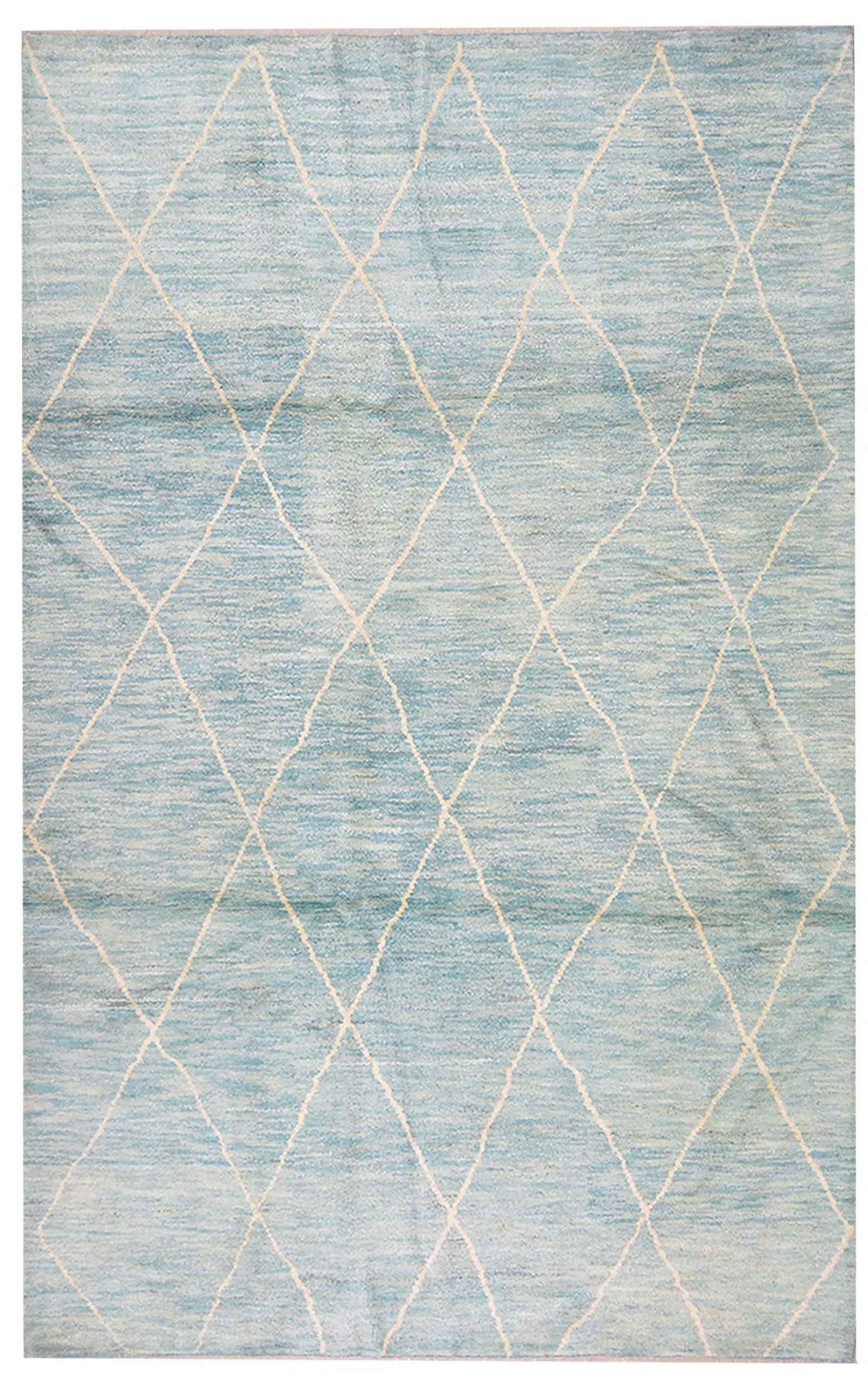 HAND KNOTTED WOOL MOROCCAN RUG (1 of 4)