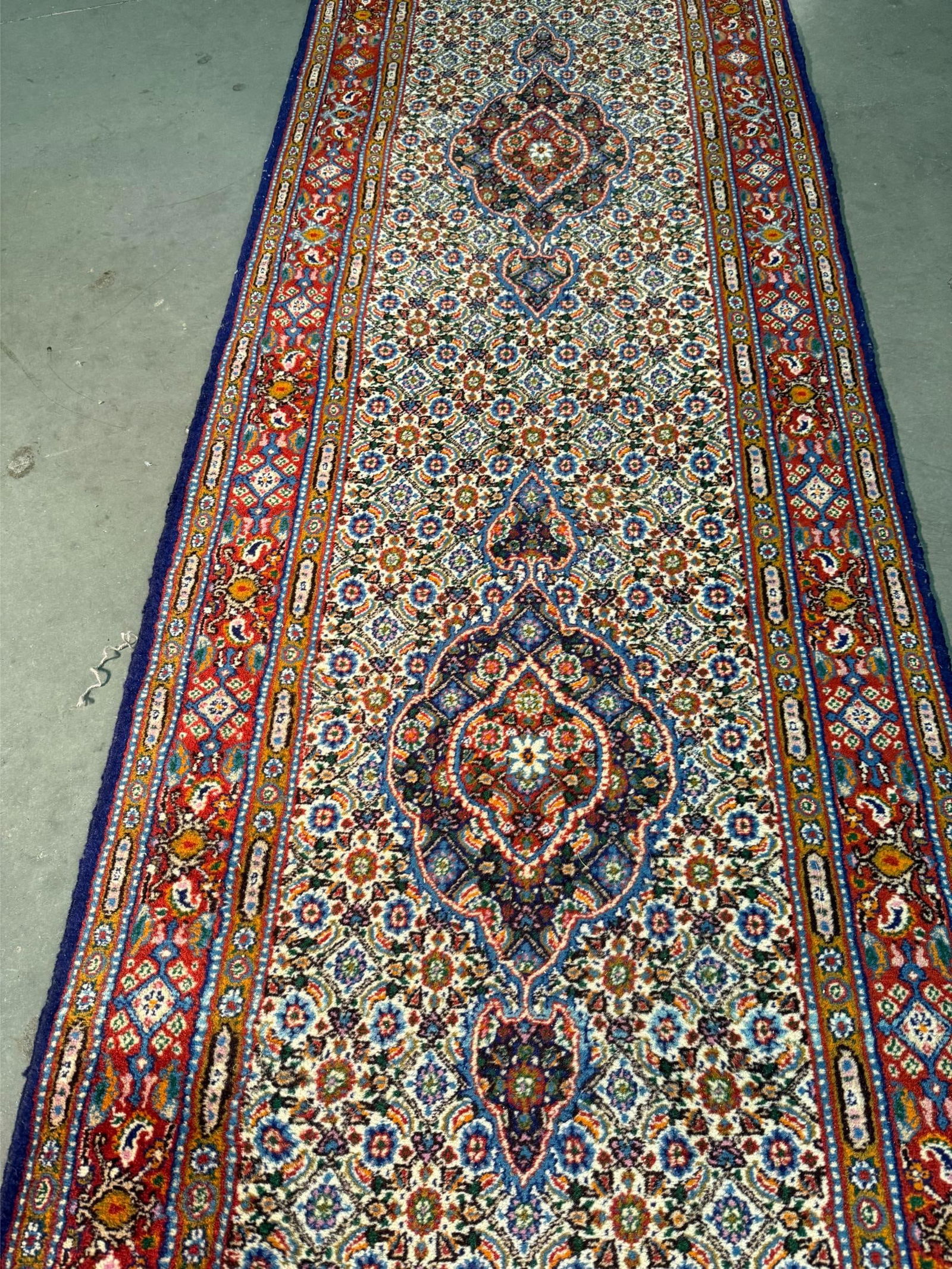 Fine Persian Tabriz Runner 2.7x15.8 - 4
