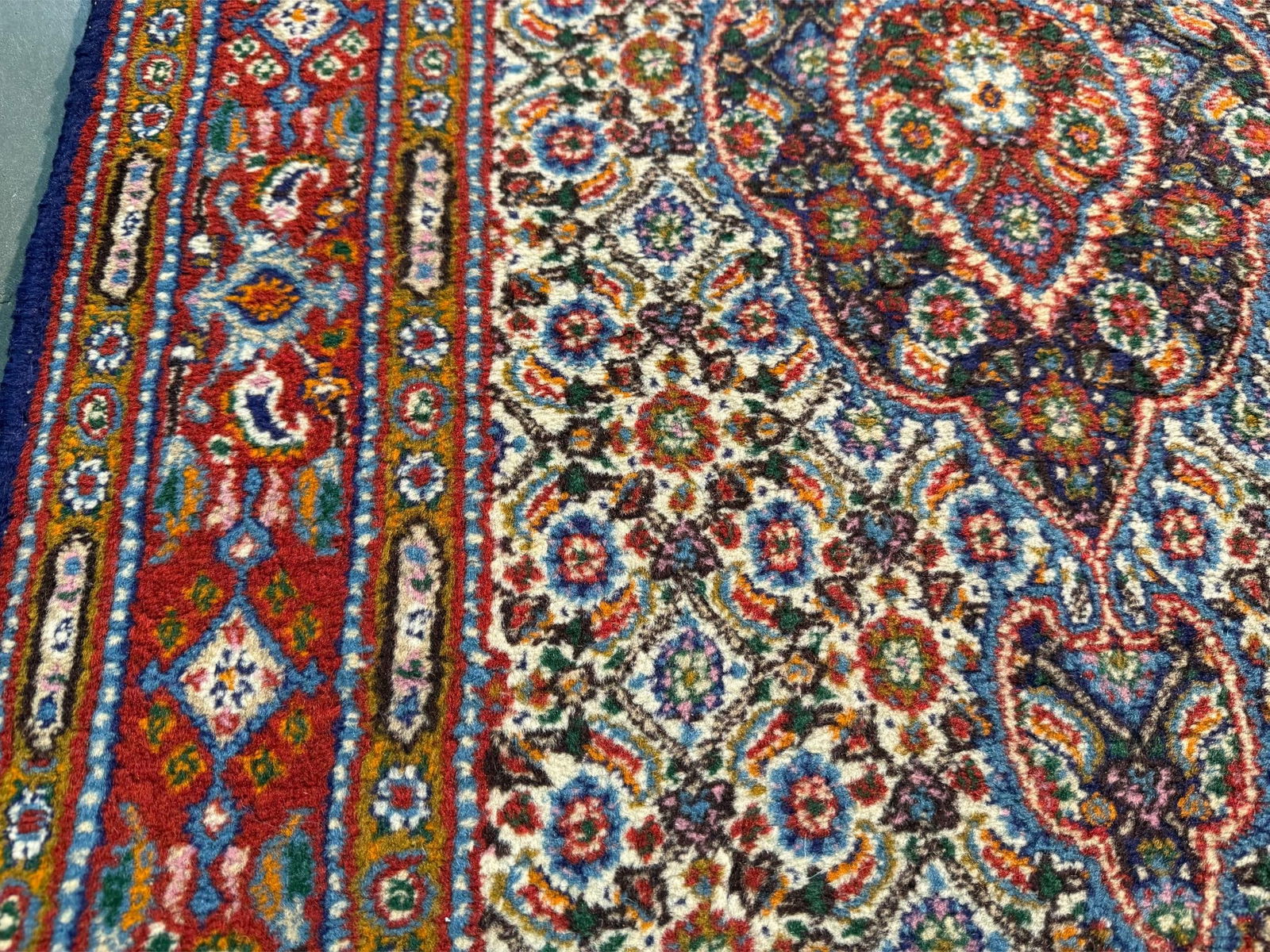 Fine Persian Tabriz Runner 2.7x15.8 - 6