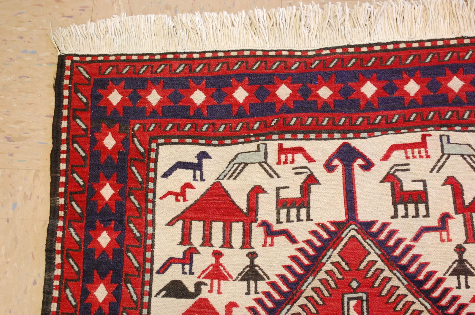 CAUCASIAN SOUMAK KILIM 3.2x8.7 - 5