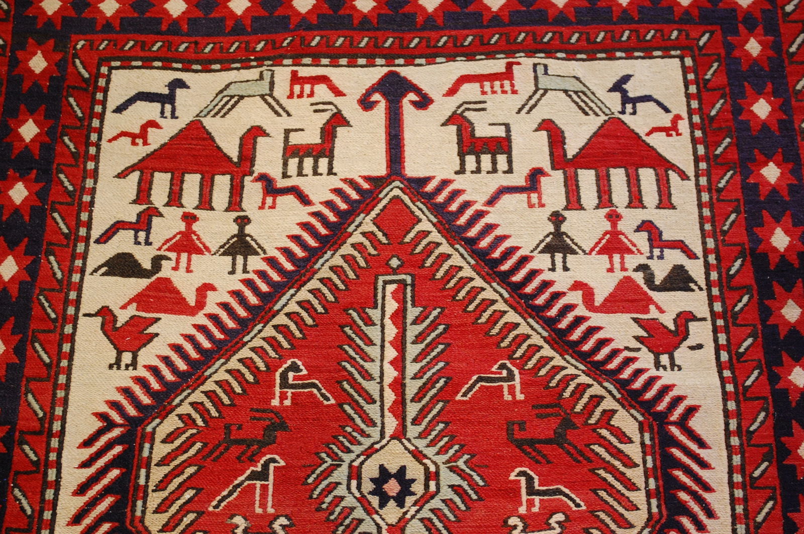 CAUCASIAN SOUMAK KILIM 3.2x8.7 - 7