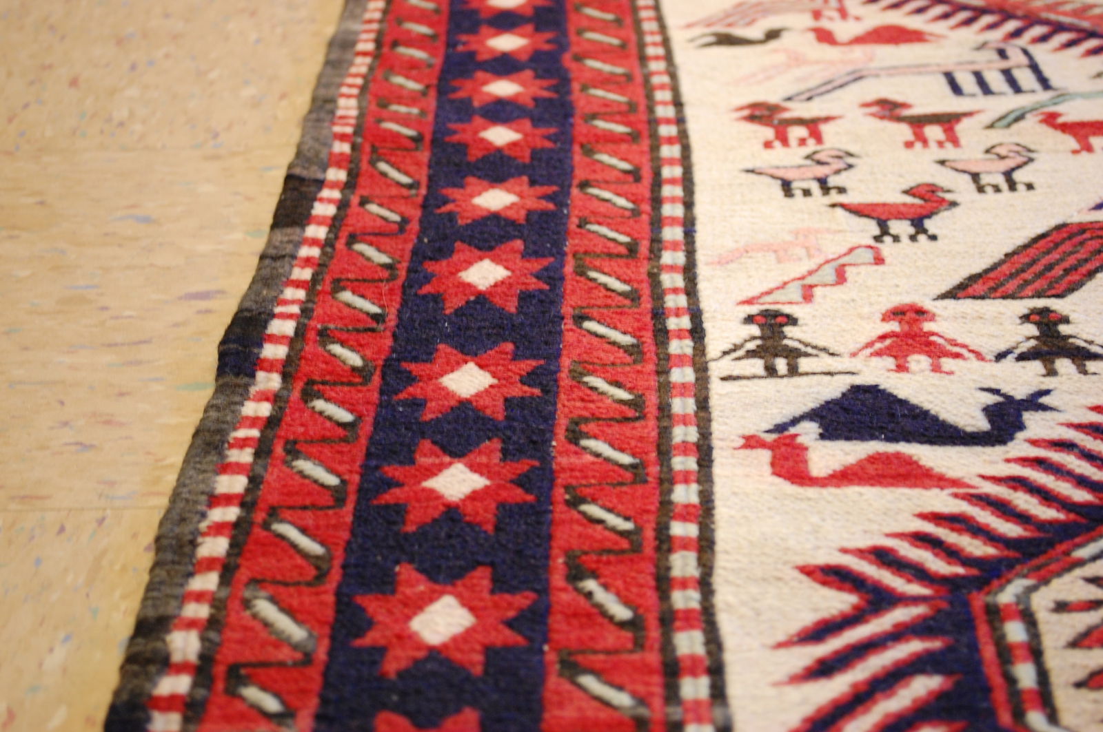 CAUCASIAN SOUMAK KILIM 3.2x8.7 - 9