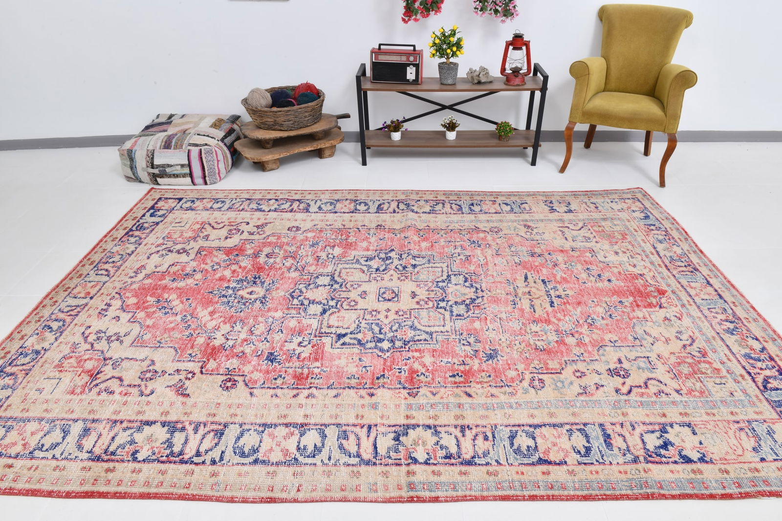 5'8'' x 9'3'' Turkish Handmade Kilim Rug - 20968 - 6