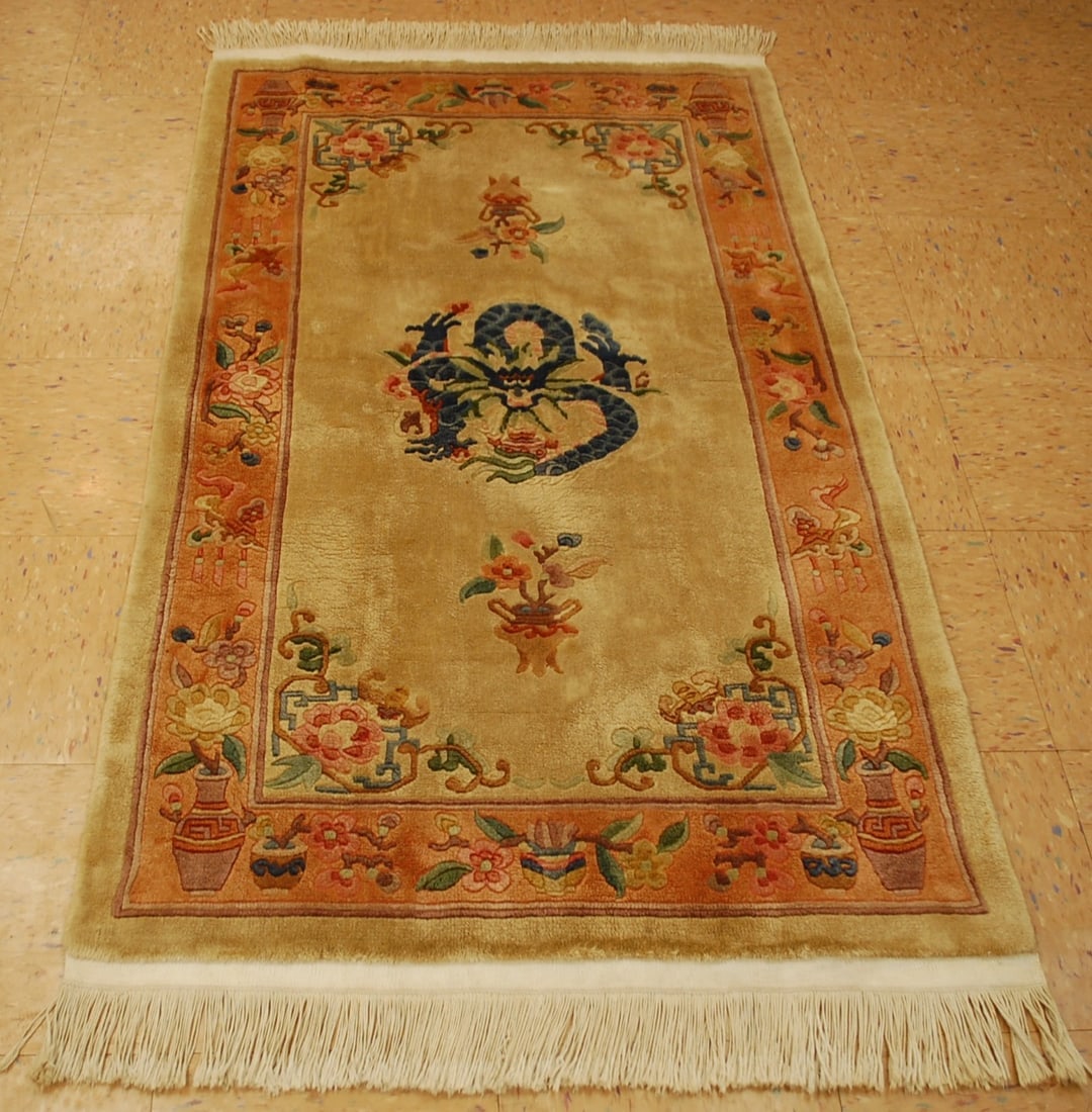 CHINESE RUG 3' x 5' (1 of 12)