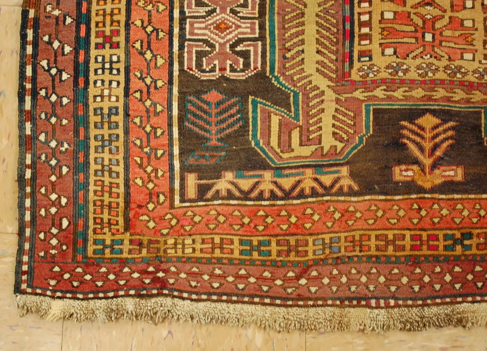 CAUCASIAN SOUMAK KILIM RUG 3.4x9.2 - 5
