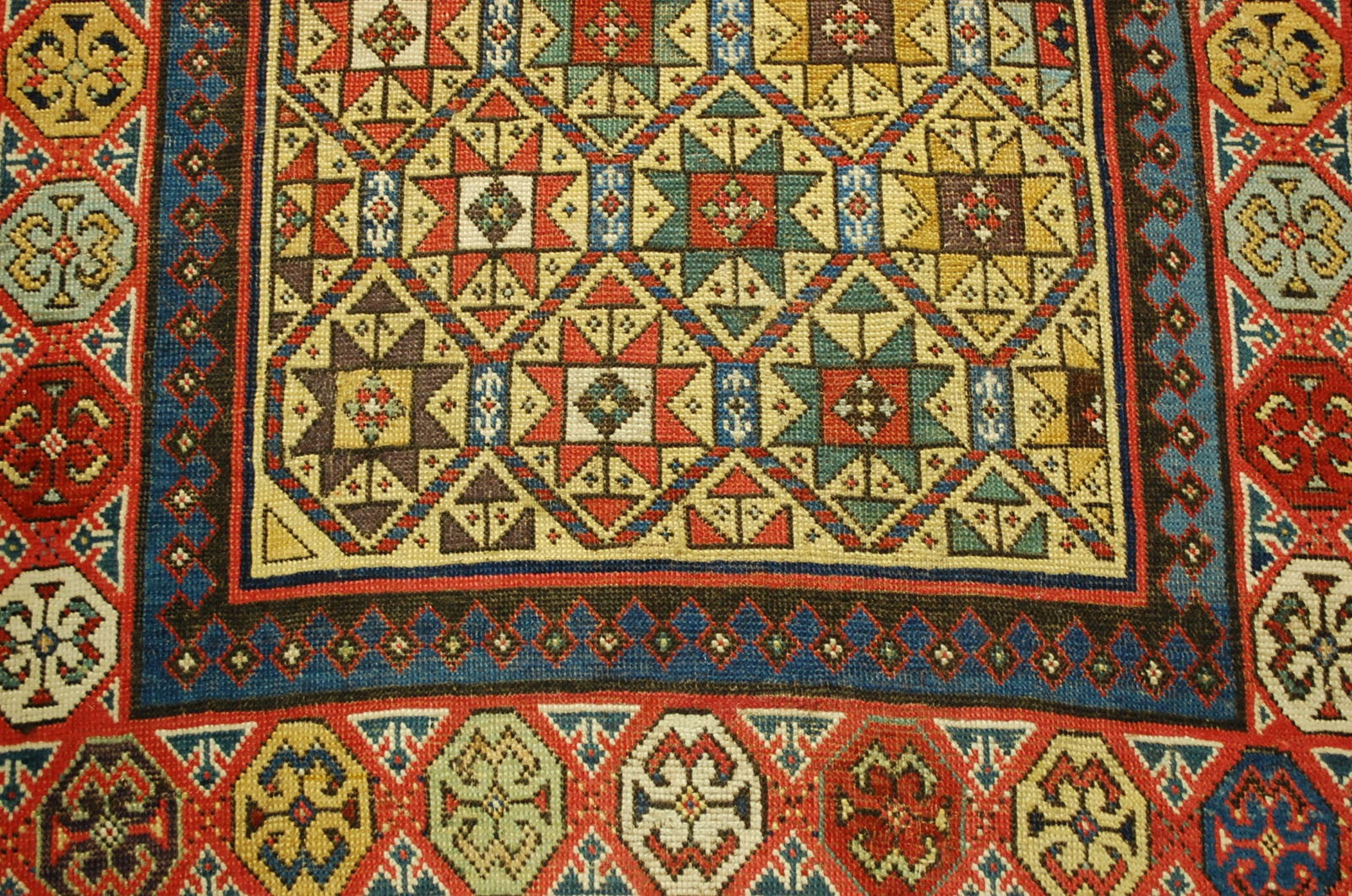 CAUCASIAN SHIRVAN RUG 3.5x16 - 2