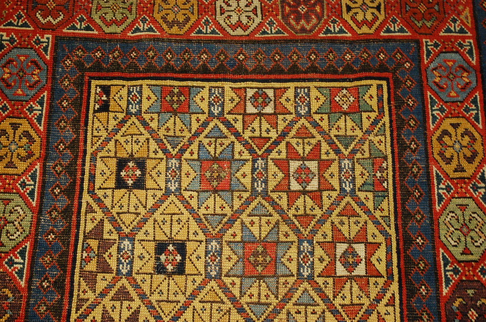 CAUCASIAN SHIRVAN RUG 3.5x16 - 4