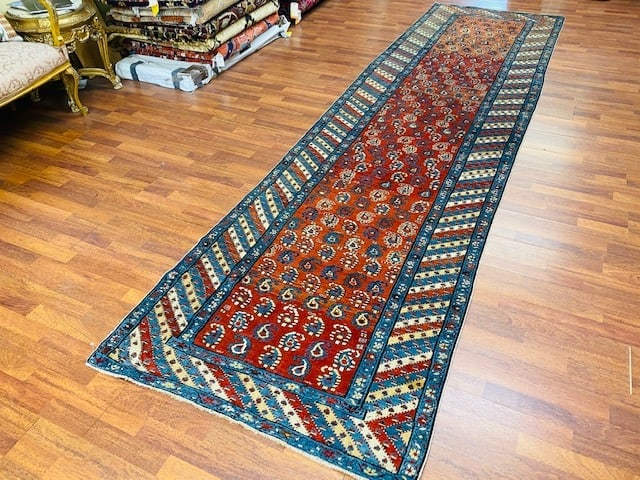 19th C shirvan Caucasian Runner-2618 - 2