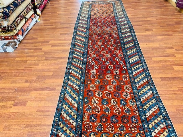 19th C shirvan Caucasian Runner-2618 - 7