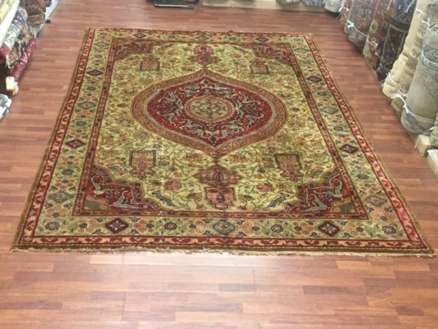 1920 Turkish Ushak Rug, excellent, 8'.3"x11'.4" - 2
