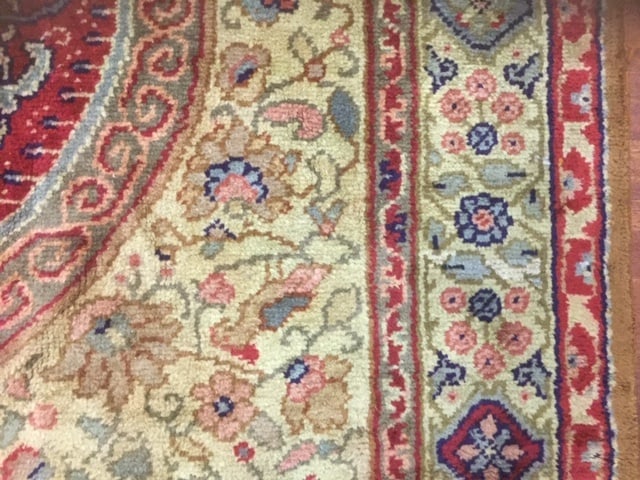 1920 Turkish Ushak Rug, excellent, 8'.3"x11'.4" - 8