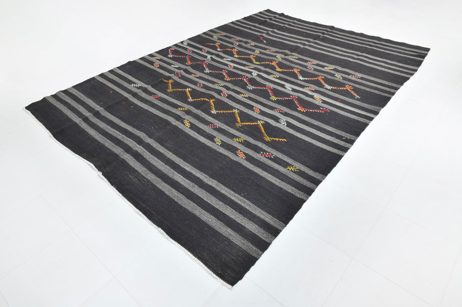 7'6'' x 11'0'' Turkish Flatweave Kilim Rug - 60552 - 3