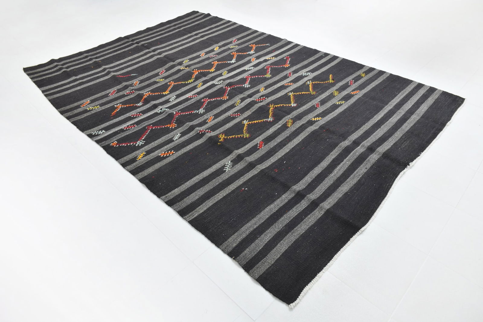 7'6'' x 11'0'' Turkish Flatweave Kilim Rug - 60552 - 4