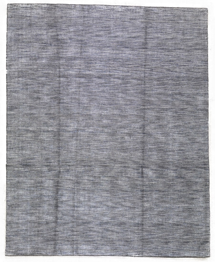 HAND KNOTTED WOOL/BAMBOO MODERN RUG (1 of 4)