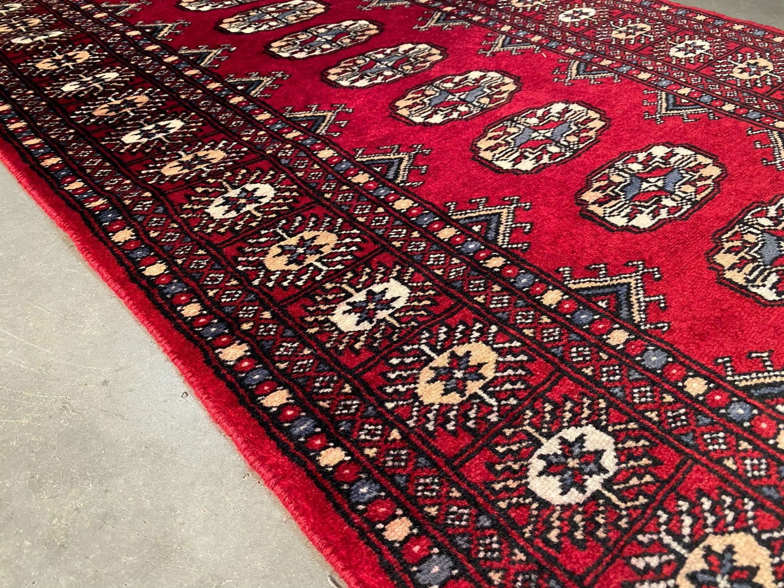 Authentic Bokhars Runner 2'.7" X 11' - 6