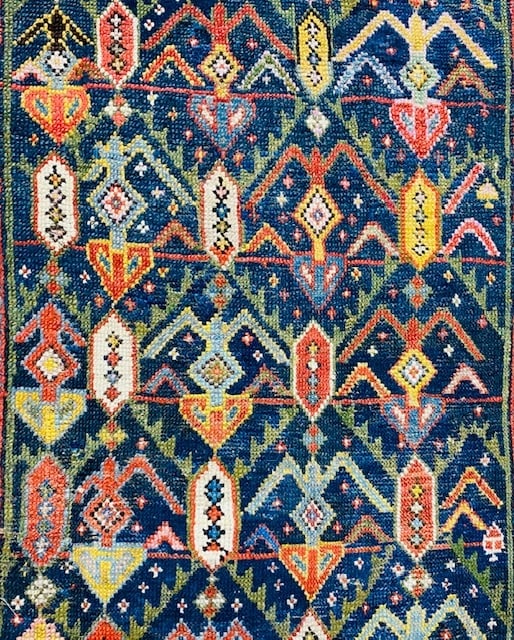 19th Century Gendje Caucasian Rug-3308 - 10