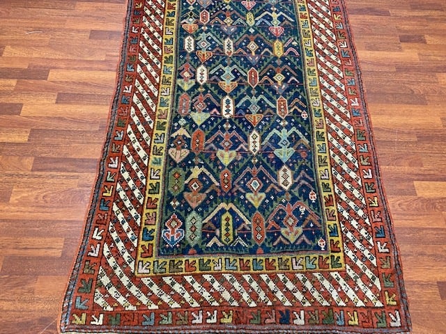 19th Century Gendje Caucasian Rug-3308 - 4