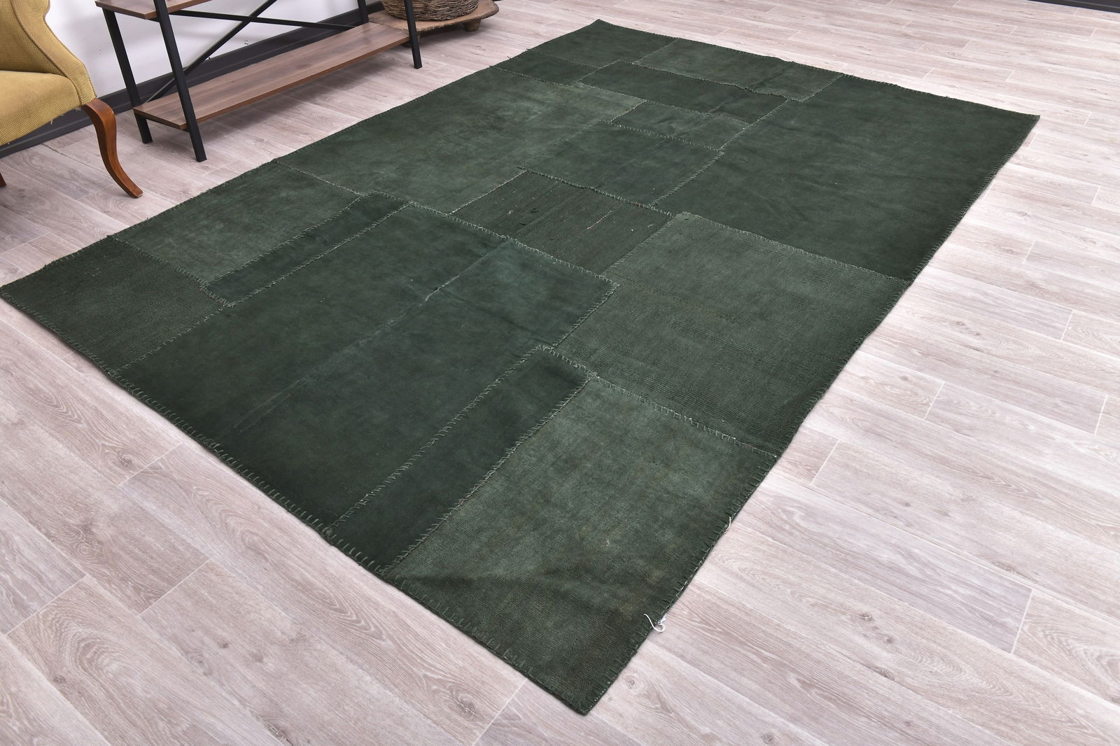 7'0'' x 9'11'' Turkish Hemp Patchwork Rug - 240055 - 2