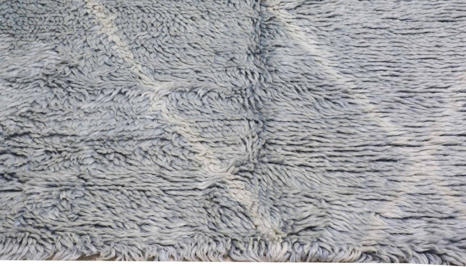 HAND KNOTTED WOOL MOROCCAN RUG - 6