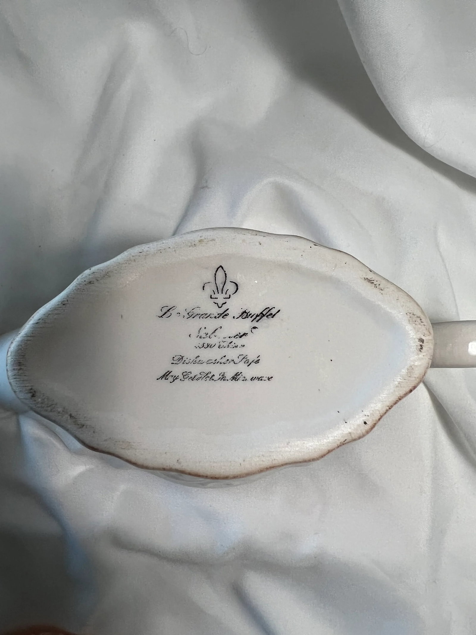 2000s Sabatier Le Grande Buffet Gravy Boat Server - 7