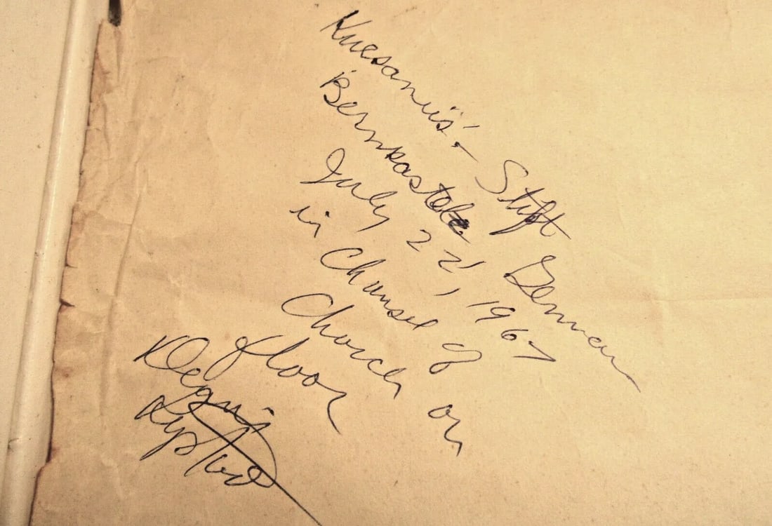 St. Michael, Bernkastel-Kues, Mosel River Germany 1967 Church Floor Rubbing - 9