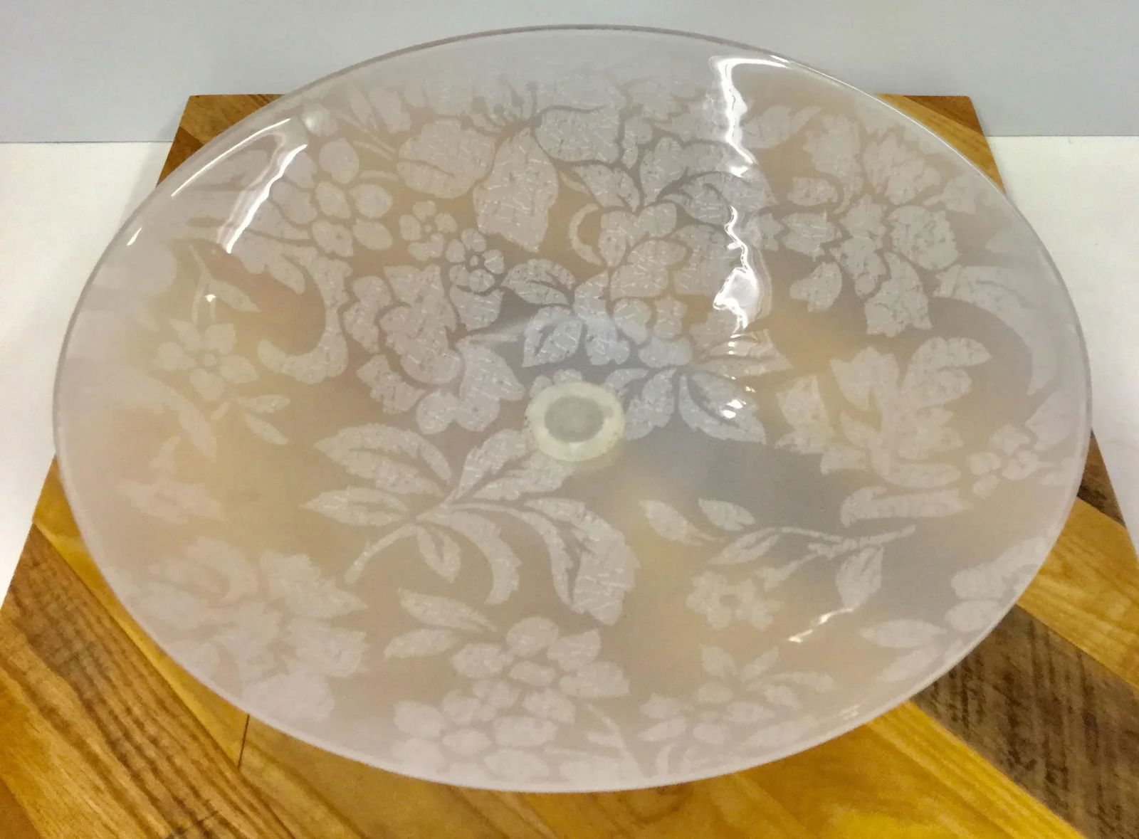 1960s Contemporary Frosted Plastic Bowl/Planter - 2