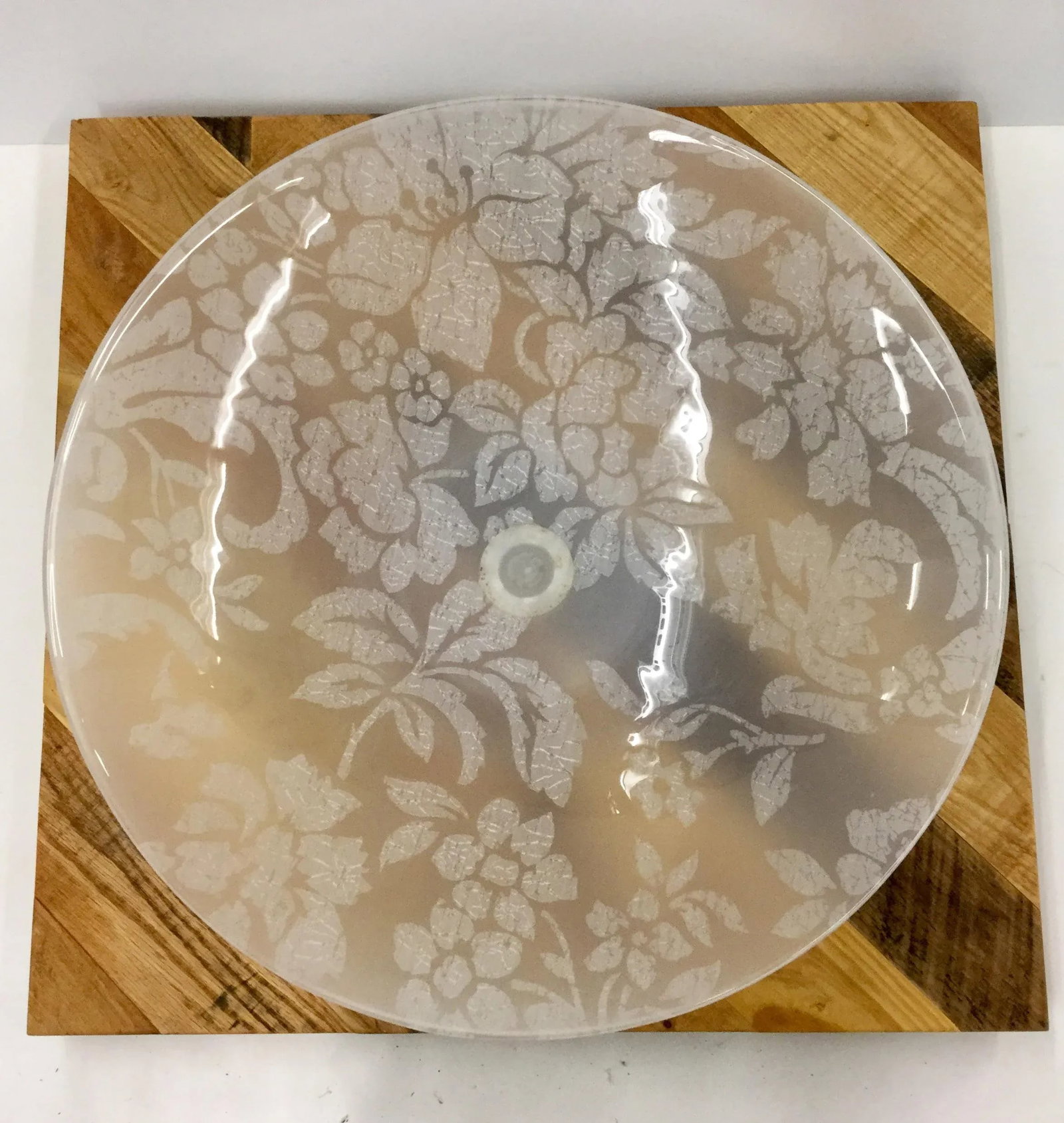 1960s Contemporary Frosted Plastic Bowl/Planter - 3